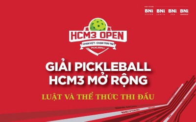 Thể thức và Luật thi đấu giải PickleBall HCM3 Mở rộng