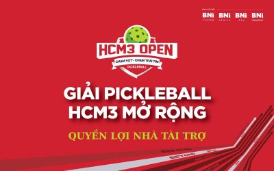 Quyền lợi nhà tài trợ giải PickleBall HCM3 Mở rộng